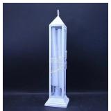 Tall White Metal Lantern  Hanging Floor/Column...