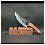 matsato Knife with Sharpener 14x43 cm