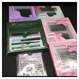 Assortment of False Eyelash Kits & Clusters (6)