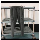 Men's Gray Cargo Sweatpants Size M