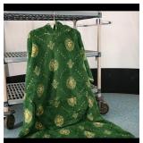 Green Fleece Hooded Wearable Blanket with Lion...
