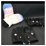 S'AE Pair of Mittens and Two Pairs of Gloves