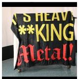 KING Metal! Throw Blanket