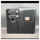 Black Faux-Leather Crossbody/Shoulder Bag ...