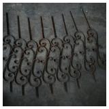 Set of 8 Decorative Wrought Iron Scrollwork...