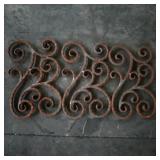 Set of 3 Decorative Swirling Wrought Iron...