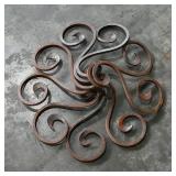 Set of 9 of Decorative S-shaped Iron Scrolls
