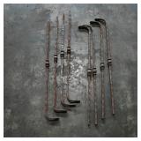 Set 8 of Vintage Metal L-shaped Pieces