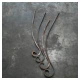 Set of 4 Decorative Metal Shepherds Hook...