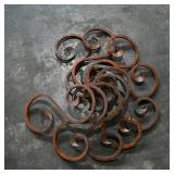 Set of 9 of Decorative S-shaped Iron Scrolls