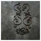 Assortment of 3 Decorative Wrought Iron...