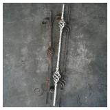 Assortment of 3 Decorative Iron Balusters