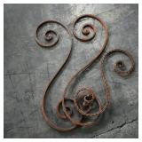 Decorative Wrought Iron Scrollwork Set