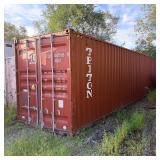 Triton Corten Steel Shipping Container (45G1)