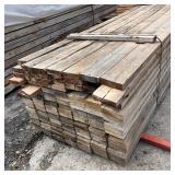 Bundle of Weathered Lumber Planks ï¿½ 112 Pieces...