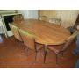 KITCHEN TABLE W/ 6 CHAIRS