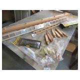 DECOR WOOD PIECES ; STEEL WOOL ;MORE