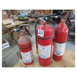 3 FIRE EXTINGUISHERS