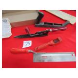 SHINTO WOOD RASP; FRENCH FLUSH CUTTING SAW;