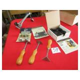 HONING GUIDE GRINDING JIG; GRINDER TOOL REST;