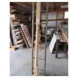WOOD LADDER; PORCH POST