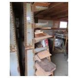 8 TIER METAL RACK 74" LONG, 79" TALL
