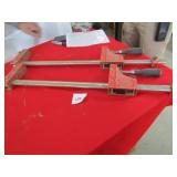 2- JETS 24" BAR CLAMPS