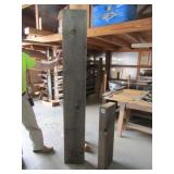 2- PLANK BOARDS 113/4" X 4" THICK -ONE IS 81" L, -