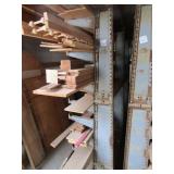 8 TIER METAL RACK 74" LONG 79" TALL