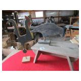 BLACK CROW; BENCH; ROOSTER