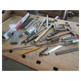 FLAT FULL OF TOOLS; HAMMERS; MORE