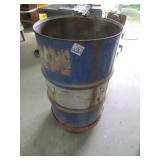 55 GAL TRASH BARREL ON ROLLERS