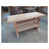 ANKE WORK BENCH 60" X25" X34" T W/ 11/2" BUTCHER