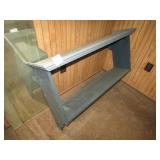 BLUE PAINTED WALL SHELF 42"