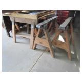 2 PAIRS SAW HORSES