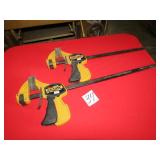 2- QUICK GRIP BAR CLAMPS