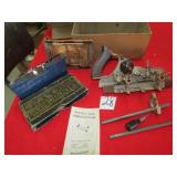 STANLEY # 45 WARDS MASTER PLOW PLANE W/ SET