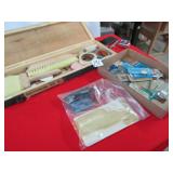 JIG SAW BLADES; WALL PAPER HANGING KIT; MORE