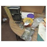 30+ GLASS JAR LIDS ; GLASS DOOR KNOB