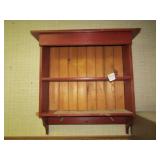 28" 2 TIER WALL SHELF