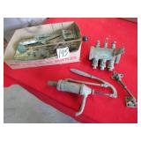 FLAT FULL OF BRASS- BRASS OILER,PUMP,VALVES