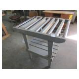 WORK SHOP ROLLER TOP TABLE STAND 28" X34"