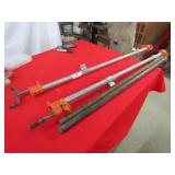 2- PONY 42" BAR CLAMPS; 2 36" PIPE EXTENSIONS