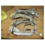 6- UNIVERSAL #76 WOOD CLAMPS