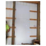 3 FT X 10 FT WHITE PAINTED TIN -4 NEW SHEETS