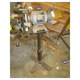 SEARS CRAFTSMAN 6" BENCH GRINDER ON STAND