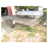 6 FT X 12 FT SINGLE AXLE TILT BED TRAILER W/ TITLE