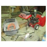 HUSKE 5 HP ,24" GAS POWERED SNOW BLOWER- LIKE NEW