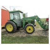 JOHN DEERE 5510 W/ JD 540 LOADER, FWA, CAB W/