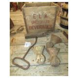 3- CI TUB FEET ;ELK BEVERAGE BOX; MORE